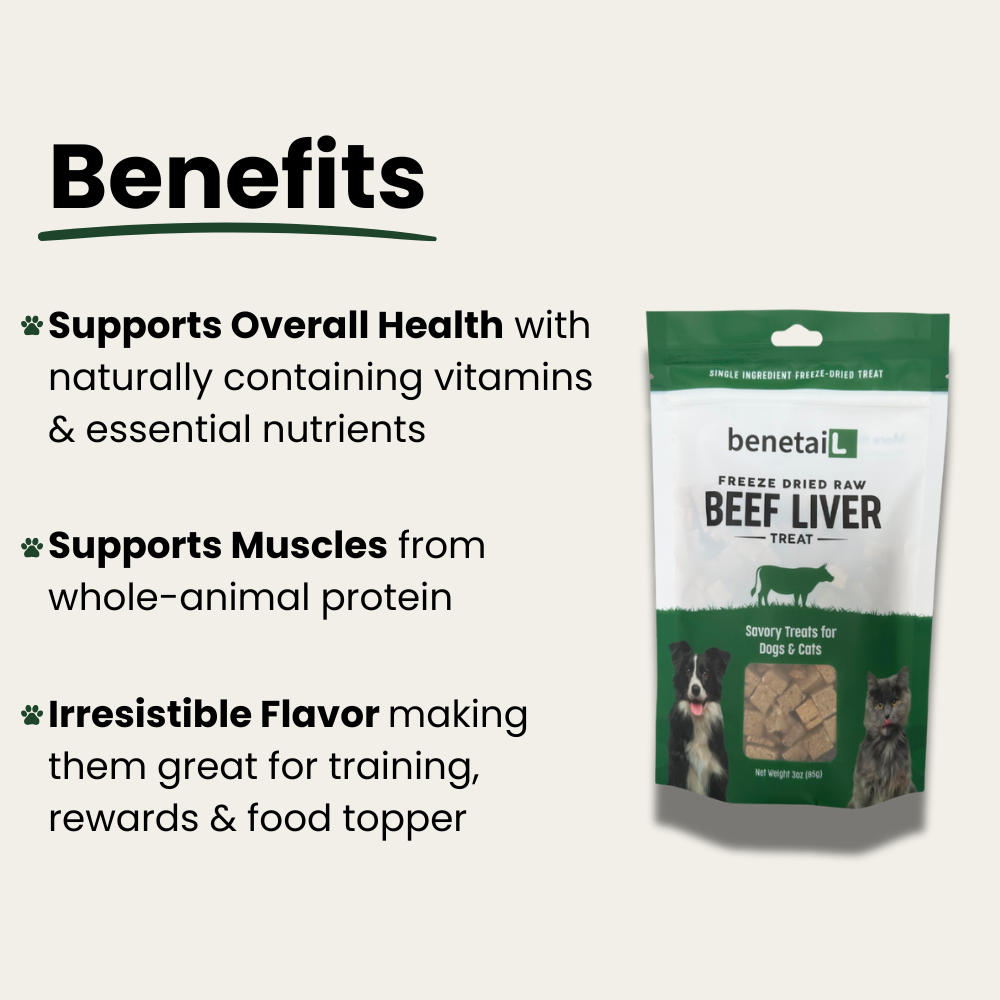 Freeze Dried Beef Liver Pet Treats