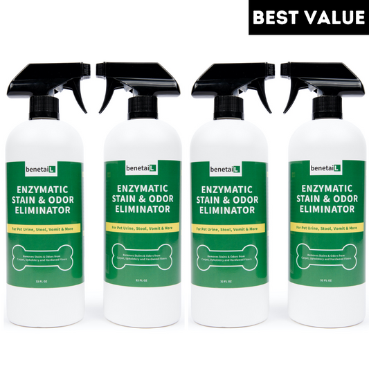 Benetail Pet Enzymatic Stain & Odor Eliminator (Pack of 4)