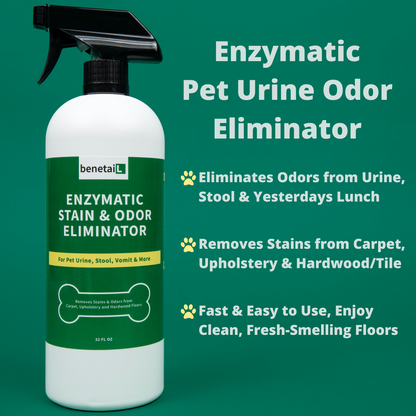 Pet Enzymatic Stain & Odor Eliminator | 32oz (Pack of 2)